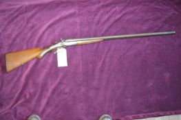 Davis 12 Bore Side-by-Side Hammer Shotgun Serial number 75611
