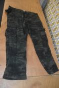 Camouflage Combat Trousers Size: 42R