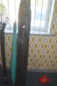 Large Capacity Rod Bag with 3x Tubs Containing Rods, Fisherman’s Umbrella, and Assorted Rod Rests