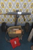 Fisherman’s Tacklebox Trolley and Canvas Bag Containing Assorted Fishing Accessories