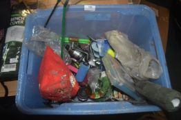 Box of Assorted Course Fishing Reels, Floats, etc.