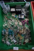 Various Costume Jewellery Earrings etc. (tray not included)