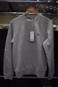Lacoste Classic Fit Light Grey Jumper Size: S RRP: £100