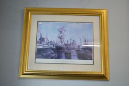 Adrian Thompson Signed Hull Docks Print “Catching the Breeze”