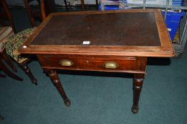 Small Victorian Leather Topped Writing Desk