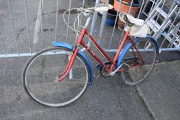Raleigh Jeep Girls Bicycle in Red & Blue with Stermy Asrcher Gears