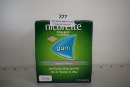 1x Nicorette 2mg Nicotine Gum Original Flavour 210pcs