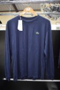 Lacoste Men’s Navy Long Sleeve Top Size: XS RRP: £49