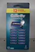 Gillette Mach 3 Razor Refills 12pk