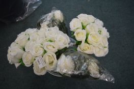 *Quantity of Artificial White Roses