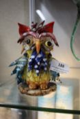 Capodimonte Porcelain Owl
