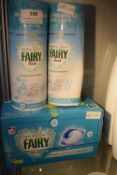 Fairy Non-Bio Laundry Pods 18pk, 2x Fairy Fresh in-Wash Scent Boosters
