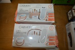 *2x Carmen Vanity Cases