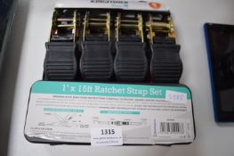 *Kingfisher 1”x 15ft Rachet Strap Set
