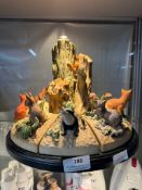 Danbury Mint Woodland Life Porcelain Centrepiece