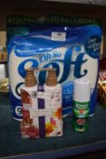 Toilet Roll 9pk, Floral Blooms Hand Wash & Lotion Set, and Jungle Formula Insect Repellent Spray