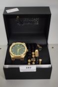 American Exchange Watch & Bracelet Set