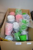 *Quantity of Small Coloured Metal Cups