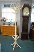 White Painted Bentwood Coat Stand