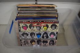12” LP Records Including Rollin Stones, White Snake, Jim Steinman, etc.