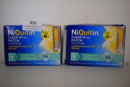 2x Niquitin 21mg Nicotine Patches 7pcs