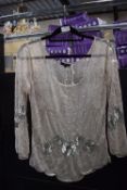Milla Beaded Overshirt Size: 12