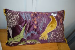 Dunelm Pattern Embroidered Cushion