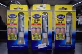 3x Scholl Fungal Nail 2-in-1 Treat & Prevent