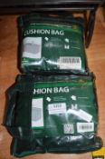 *2x Garden Cushion Bags