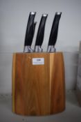 Jamie Oliver 5pc Knife Set in Wooden Block