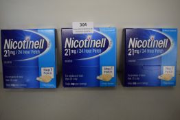 3x Nicotinell 21mg 24hr Nicotine Patches 7-Day Supply