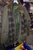 Tweed Jacket with Scarf Size: XL