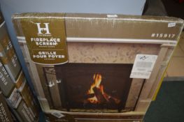 *Open Hearth Fireplace Screen