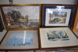 4x Assorted Framed Prints