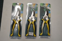 *3x Garden Secateurs