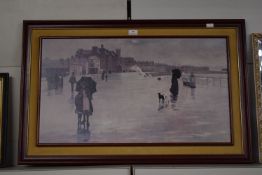 Framed Print “The Rain it Raineth Everyday” by Norman Garstin 37”x24”
