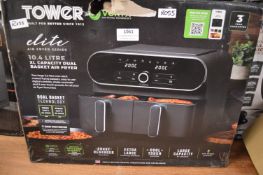 *Tower Elite 10.4L Dual Basket Aier Fryer