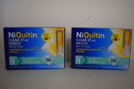 2x Niquitin 21mg Nicotine Patches 7pcs