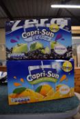 2x Boxes of Capri Sun 1x Orange and 1x Apple & Blackcurrant