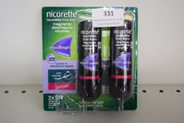 1x Nicorette Quick Mist 1mg Nicotine Spray Cool Berry 2x 150 Sprays
