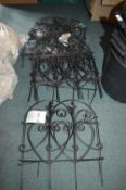 *6x Section of Folding Garden Fence Panels
