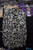 Daisy Pattern Long Sleeve Chiffon Shirt Size: 24