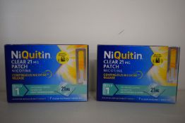 2x Niquitin 21mg Nicotine Patches 7pcs