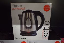 *Lloytron Brushed Steel Rapid Boil 1.7L Kettle (new in box)