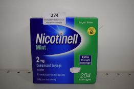 1x Nicotinell 2mg Mint Nicotine Compressed Lozenges 204pcs