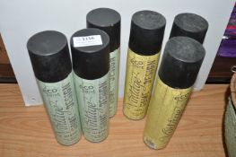 *6x Cans of Chalk Spray Eco Paint in Sea Green and Vanilla