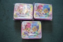 *3x Nickelodeon Shimmer & Shine Lunch Bags