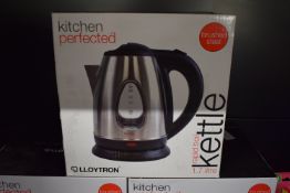 *Lloytron Brushed Steel Rapid Boil 1.7L Kettle (new in box)