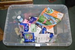 *Tub of Miscellaneous Items Including Stationery, Water Slide, etc.