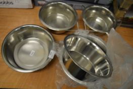 *Steel Pet Water Bowls on Stand